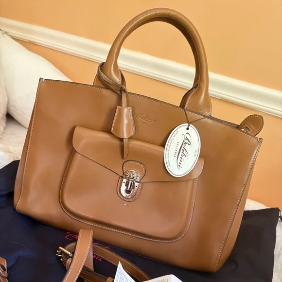Boldrini Bags Boldrini Selleria Art 798 Cognac Handbag Poshmark